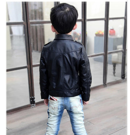 Children's leather jacket