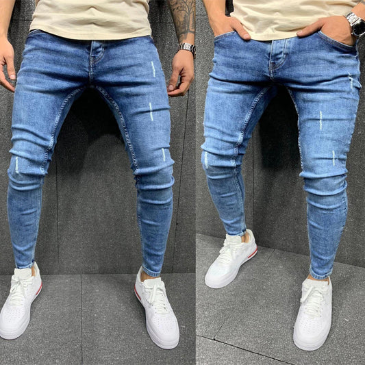 Men's Ripped Fashion Personalized Stretch Jeans