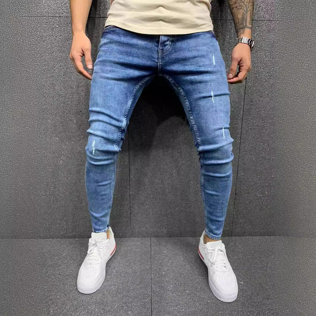 Men's Ripped Fashion Personalized Stretch Jeans