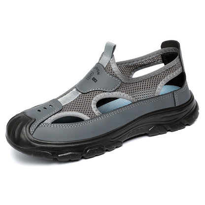 Men's Sandals Breathable Mesh Cutout Outdoor Wading Shoes