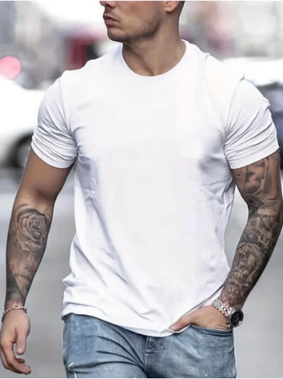 Men's Fashion Printed Casual Slim T-shirt