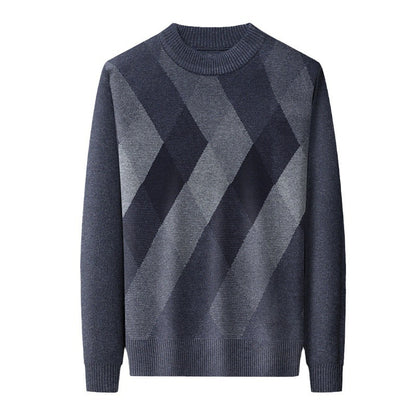 Men's Half-high Collar Sweater Pullover Keep Warm