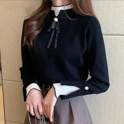 Women's Half-turtleneck Bottoming Sweater