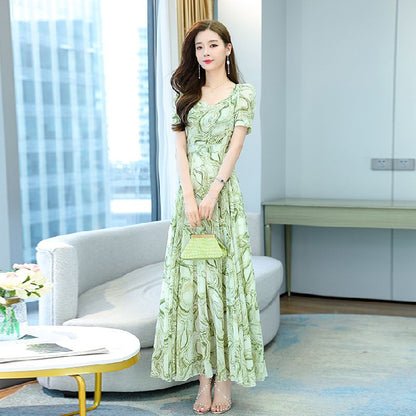 Ice Silk Dress Female Summer Sanya Seaside Holiday