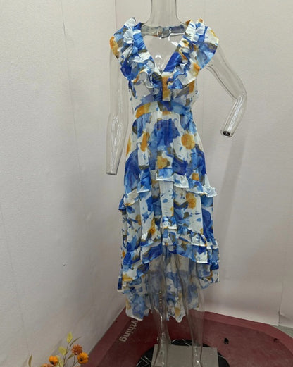 Women's Casual Fashion Printed Dress