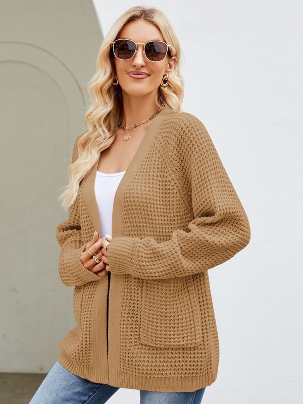 Idle Style Knitted Sweater Coat For Women