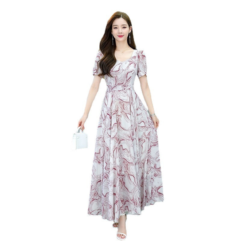 Ice Silk Dress Female Summer Sanya Seaside Holiday