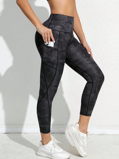 Pocket Stitching Fashion Sports Soft Yoga Pants